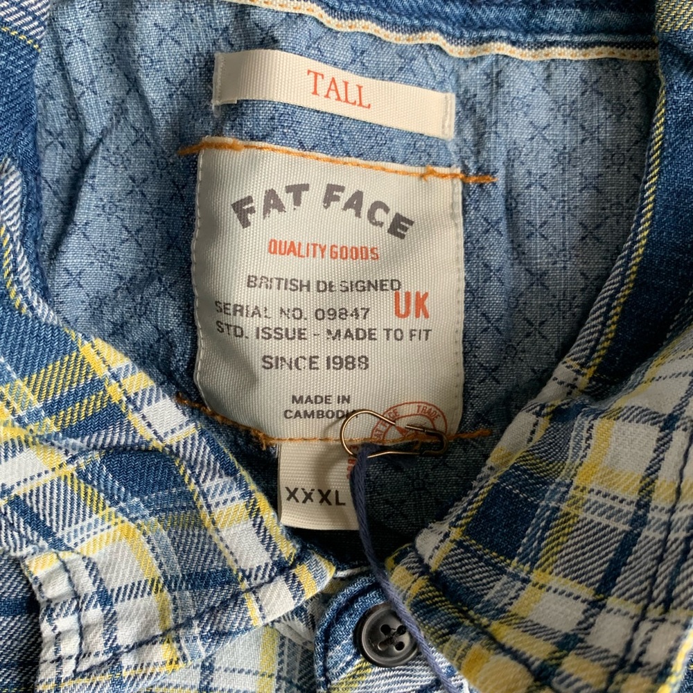 Blue/Yellow/White Flannel - Picture 2 of 5